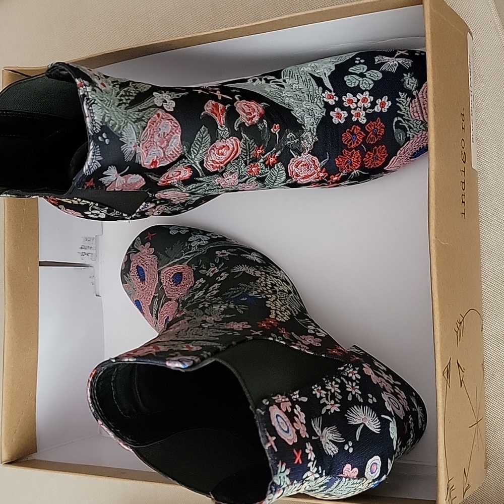 Indigo road blue multi fabric boot